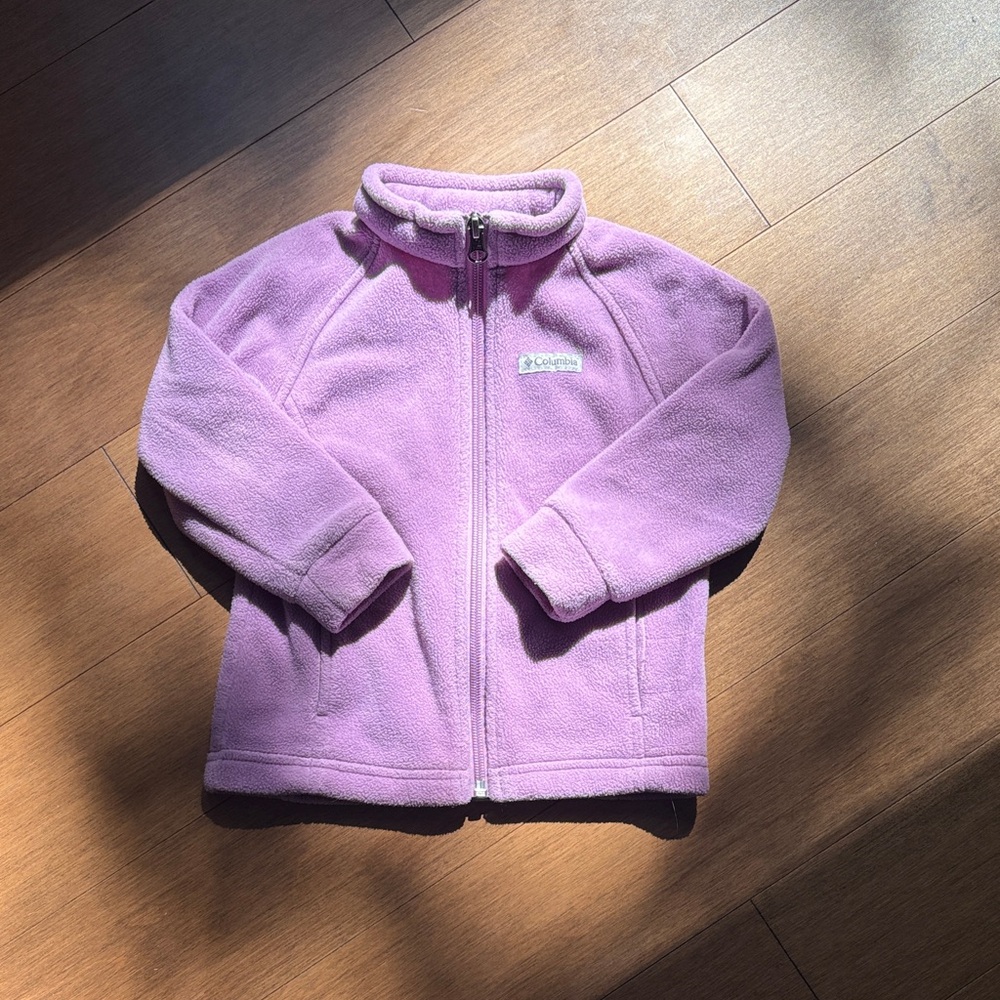 Lilac Columbia fleece jacket 2T